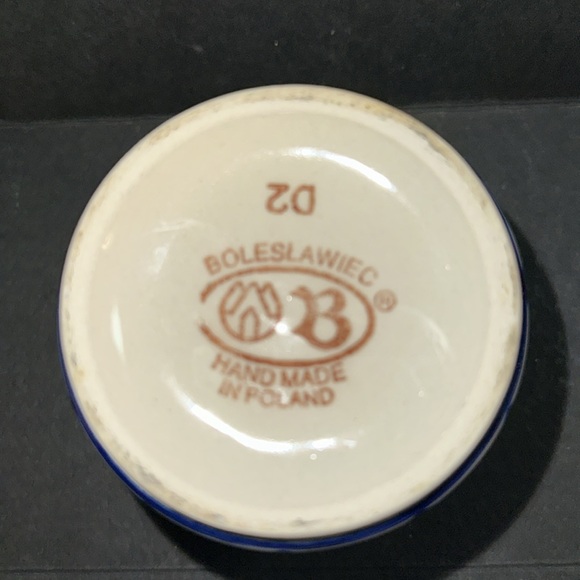 Boleslawiec Polish Pottery Pine Tree Jar (no lid) - Picture 5 of 5